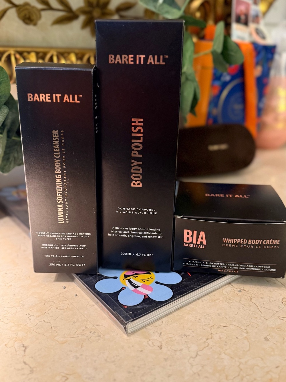 BARE IT ALL METHOD KIT LUMINA-Lumina Softening BodyPolish,Cleanser,WhipCrea